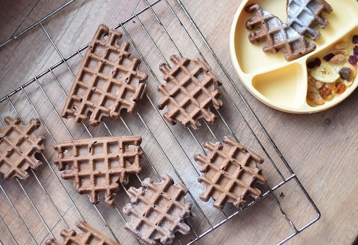 Gofry czekoladowe A B