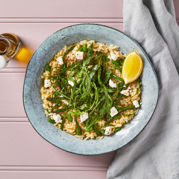 Asparagus & Goats' Cheese Risotto