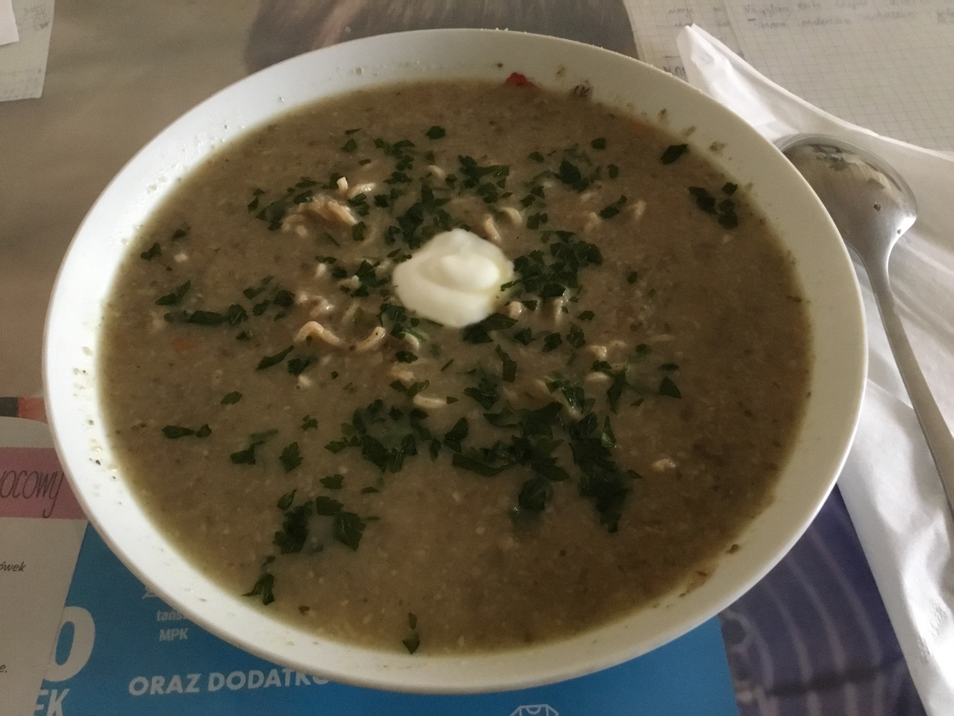 Zupa pieczarkowa