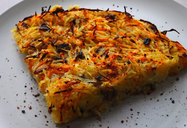 Zapiekanka ziemniaczana z pieczarkami