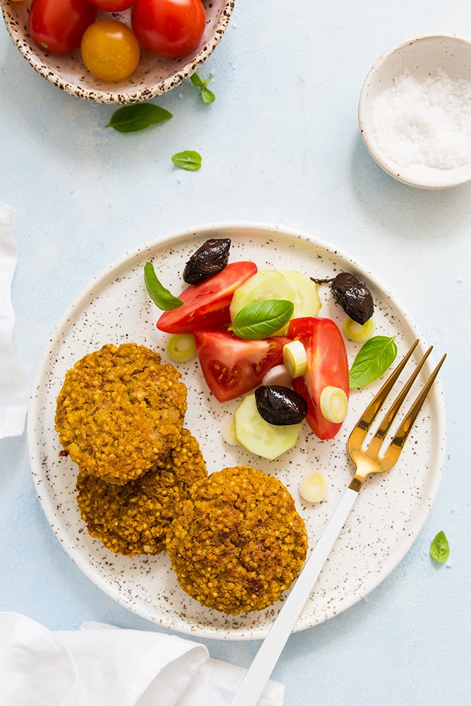 Kotlety z kalafiora i kaszy