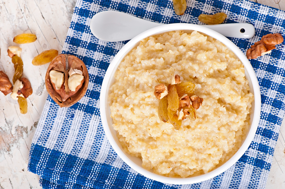 Owsianka skyr z żurawiną