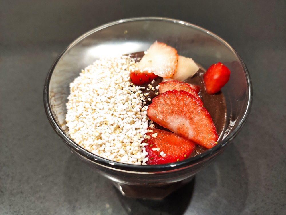 Deser czekoladowy (Gruszka, Quinoa, Mleko kokos)