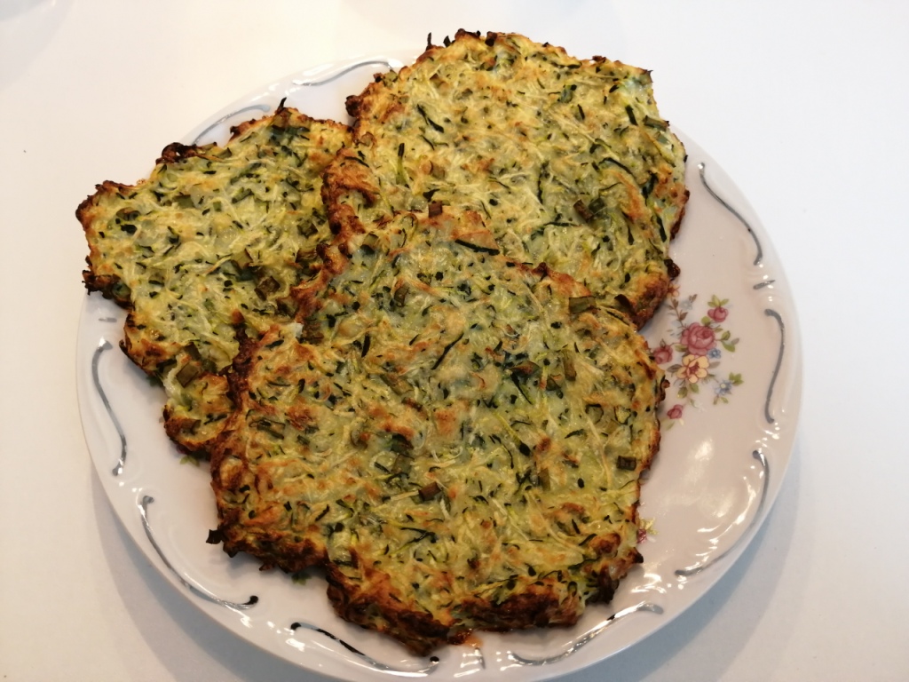 Placki cukiniowe z piekarnika