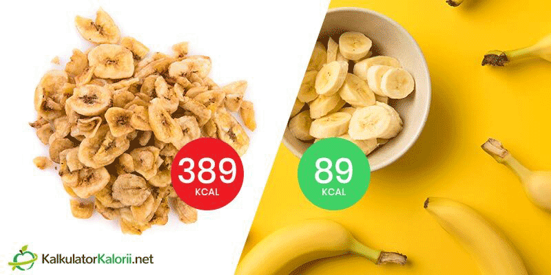 chipsy z banana nie są zdrowe