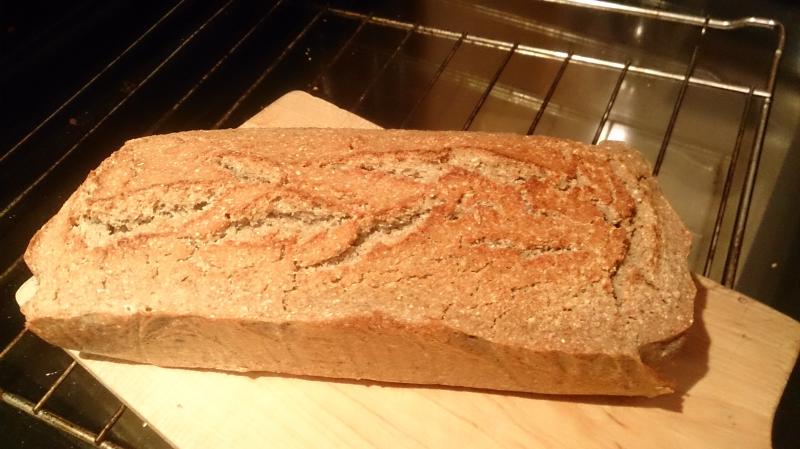 domowy chleb gryczany - prosty i 'dla leniwych'